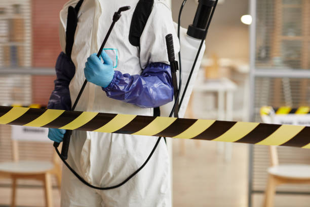 Professional Blood Cleanup technician working in Freeburg, IL